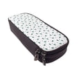 thumbnail image 6 of Lsque Hand Drawn Turtle Printed Big Capacity PU Leather Pencil Case Large Pencil Pouch Stationery Pen Bag Pencil Holder for Teen, 6 of 6