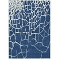 thumbnail image 2 of Addison Rugs Chantille Indoor/Outdoor Transitional Squares Navy Washable Rectangle Rug, 3' x 5', 2 of 6