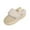 White, variant on CHUMUD Womens Fuzzy House Slippers Warm Bedroom Shoes with Faux Fur Lining Non Slip Thick Sole Winter Slippers for Indoor and Outdoor