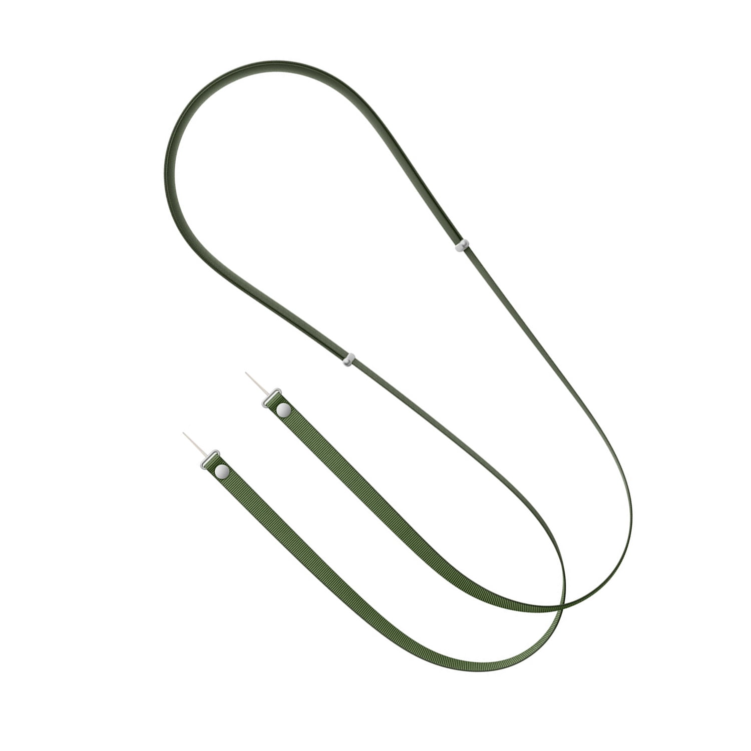 Adjustable Shoulder Lanyard for Smartphone Cases - Dark Green
