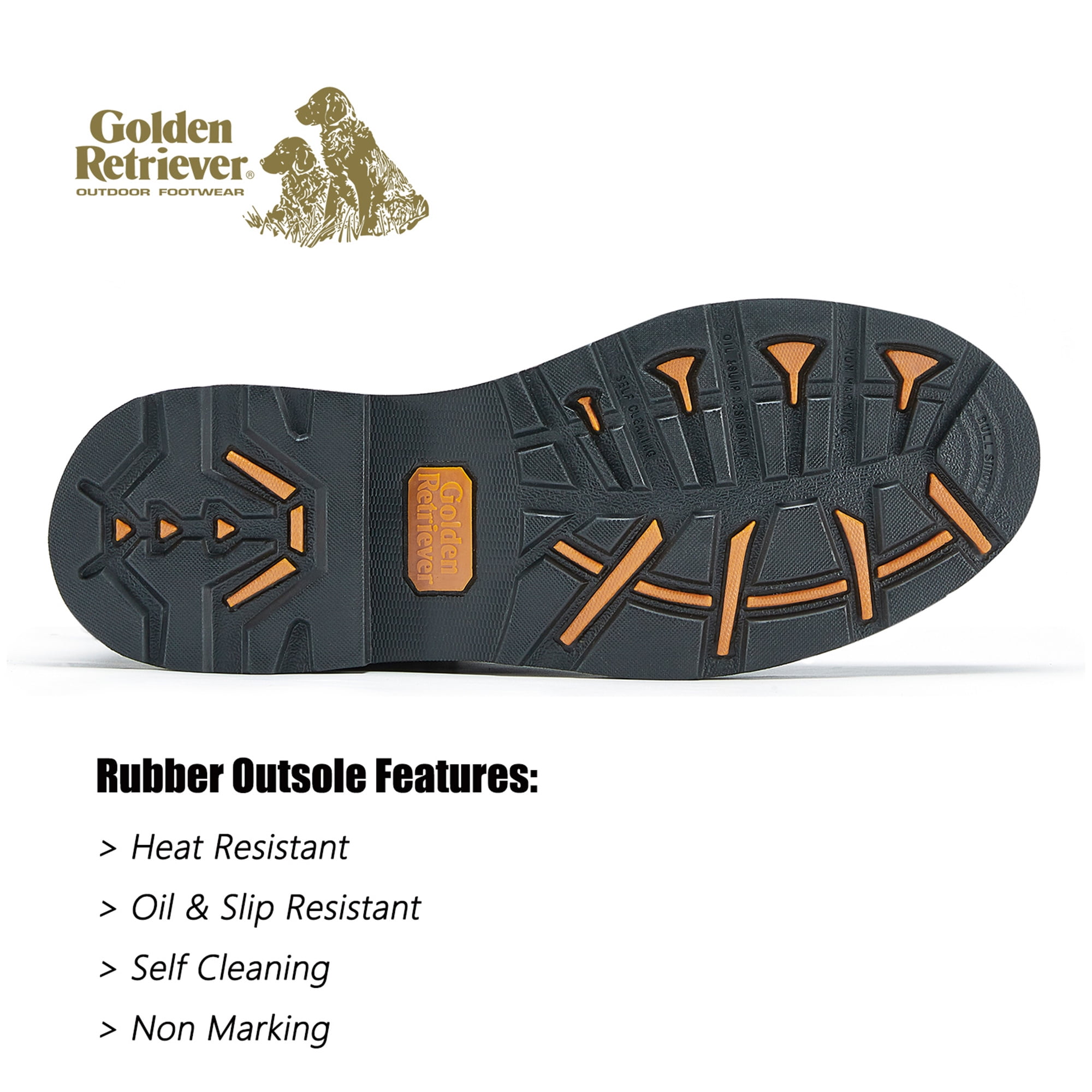 Golden Retriever Men's 6 IN. Work Boots 131030 US 9M - Soft