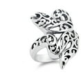 thumbnail image 4 of Filigree Snake Celtic Scale Animal Ring .925 Sterling Silver Band Jewelry Female Male Unisex Size 11, 4 of 4
