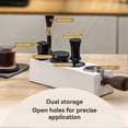 thumbnail image 4 of 51-58mm ABS Coffee Filter Tamper Holder Coffee Knock Box Espresso Tamper Mat Stand Cafe Tools Coffee Accessories, 4 of 5
