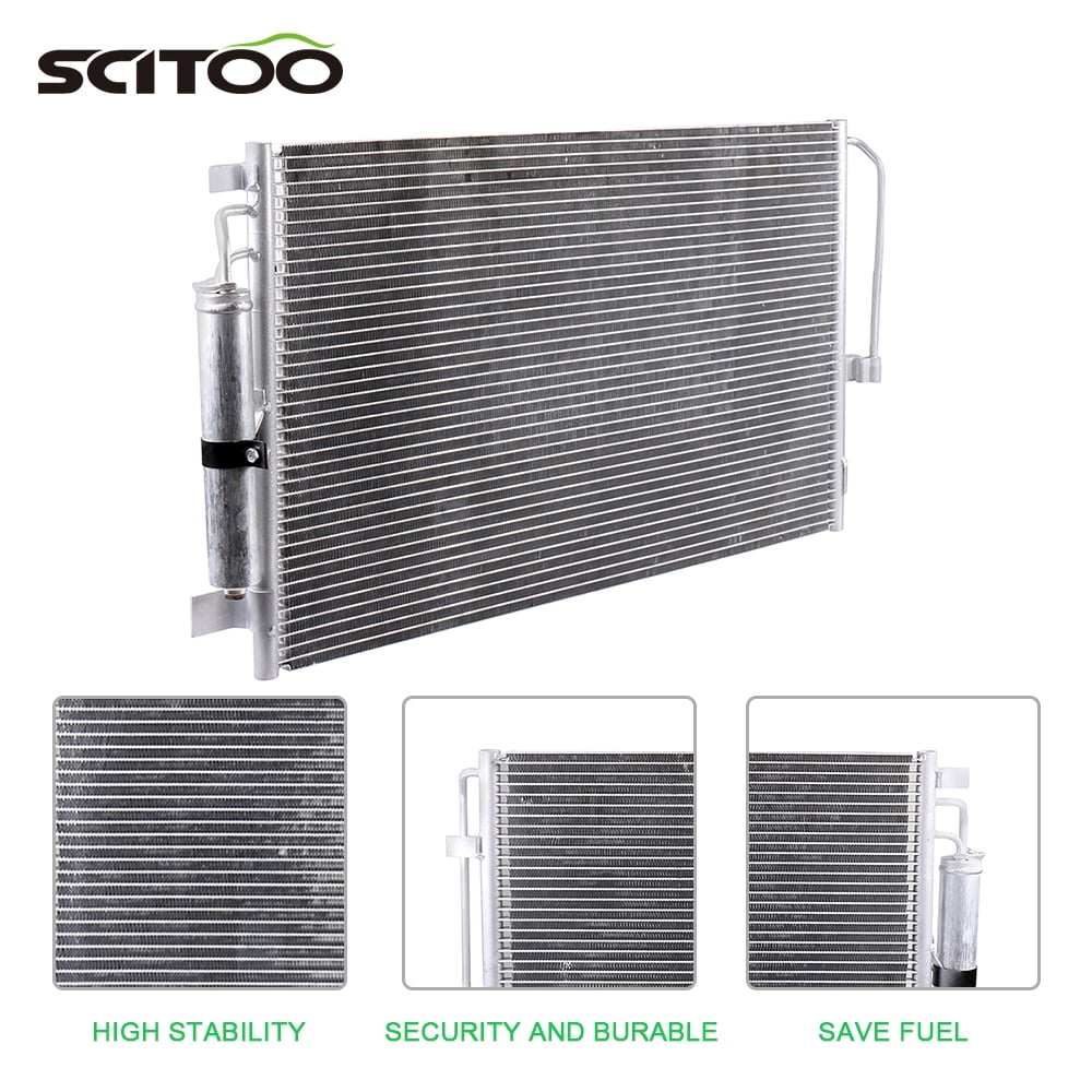 SCITOO A/C AC4128 Condenser Compatible with 2011 2012 2013 2014 2015 2016 Nissan Altima 2016 2017 Nissan Maxima