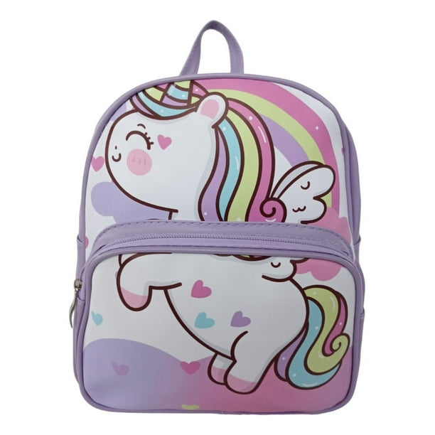 Mochila Escolar Rm Regalomex unicornio violeta