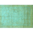 thumbnail image 1 of Ahgly Company Indoor Rectangle Abstract Light Blue Modern Area Rugs, 6' x 9', 1 of 4