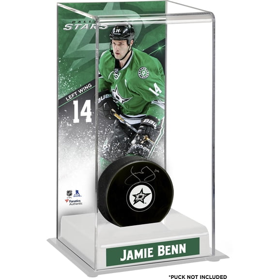 Jamie Benn Dallas Stars Deluxe Tall Hockey Puck Case