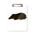 thumbnail image 1 of Black Mole Animal Portrayal Clipboard Folder Writing Pad Backing Plate A4, 1 of 4