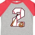 thumbnail image 4 of Inktastic Baseball Second Birthday Two Years Old Boys or Girls Toddler T-Shirt, 4 of 5