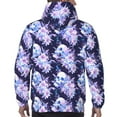thumbnail image 7 of Goofa blue starry sky Skull flower for Men's Hooded Sweatshirt - Lightweight Pullover Hoodie with Kangaroo Pocket, Perfect for Everyday Wear-4X-Large, 7 of 7