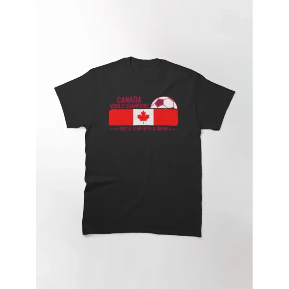 Canada Soccer Team National Football Fans Sports Athletic Gear Unisex T-Shirt M11757, up to size 5XL