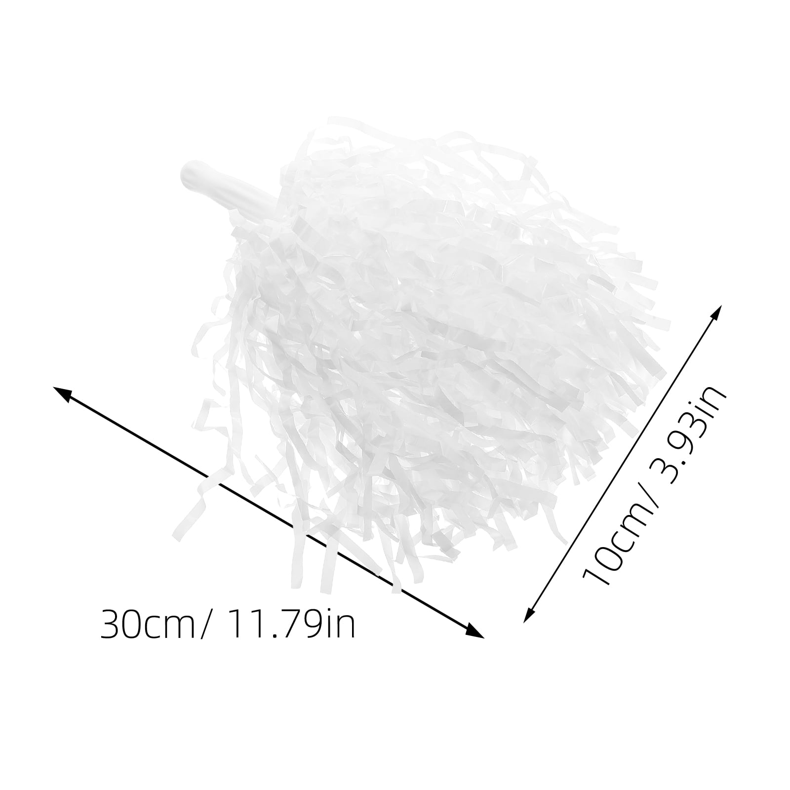 GOOHOCHY 12pcs Metallic Cheerleading Pom Poms for Dance Teams, Sports Events, and Cheerleaders with Flower Design