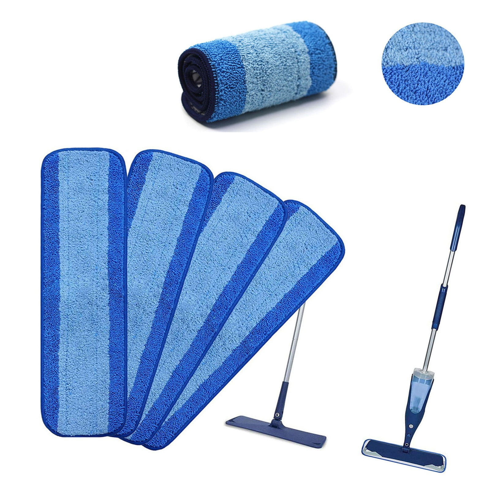 Microfiber Cleaning Pads Compatible with Bona Mop (3 Pack) Microfiber