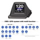 thumbnail image 4 of Head Up Display, HUD P8 para automóvil, sistema dual OBDII y GPS, el primer modelo del mercado que se puede instalar en la moldura del pilar A (1), 4 of 5