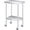 12x24 inch With wheels, variant on 24 x 18 Inch Stainless Steel Prep Table with Wheels - Commercial Work Table with Adjustable Undershelf and Mobile Design