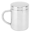 thumbnail image 6 of NFTIGB 304 Stainless Steel Water Cup with Lid and Handle, Portable Insulated Drinking Mug for Home Travel, 10.14 fl oz / 300ML, Silver, 6 of 9