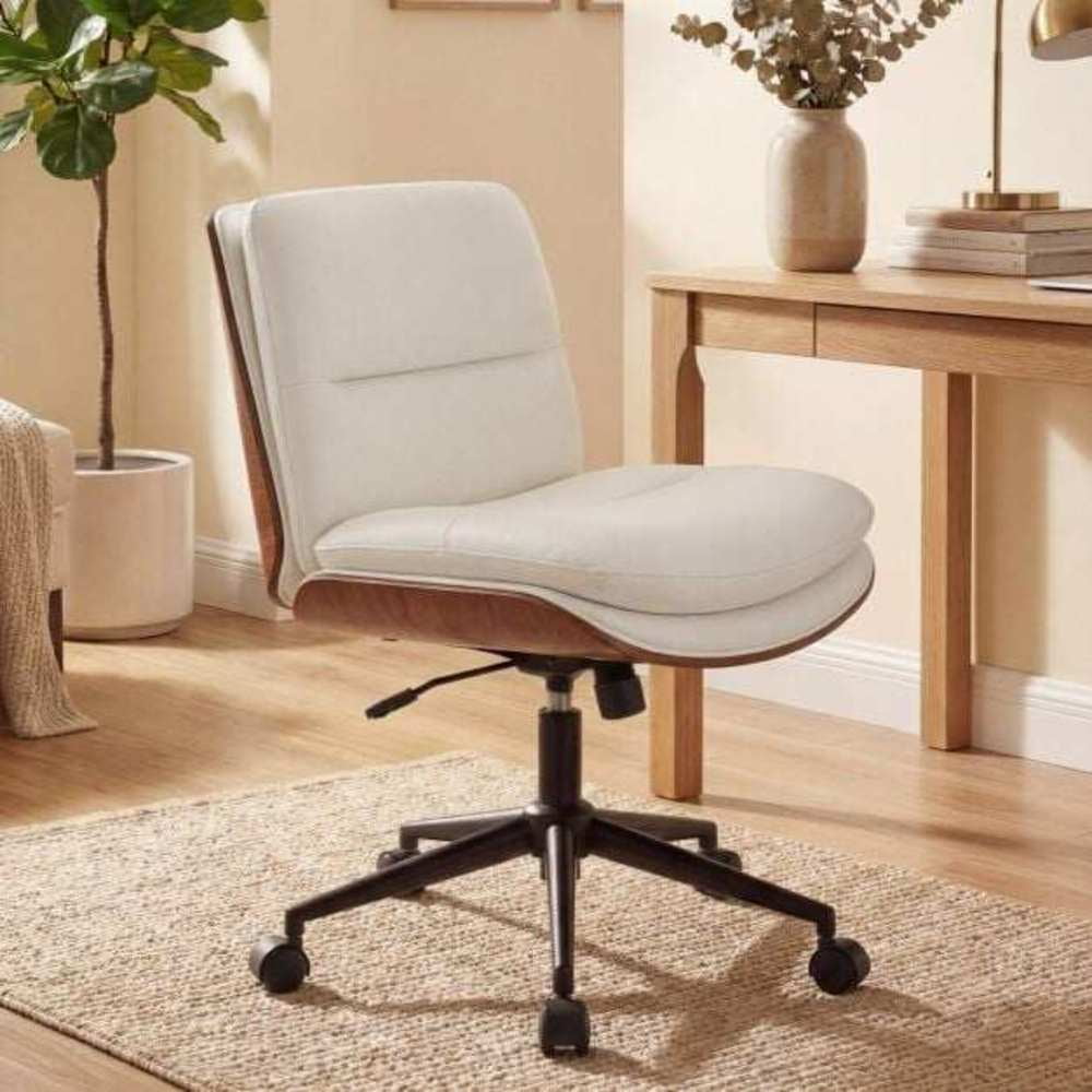 armless office chair with curved product