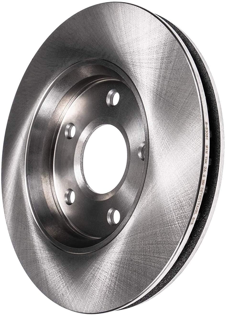 Detroit Axle - Front Disc Brake Rotors for 2006-2010 Ford Explorer Sport Trac Mercury Mountaineer 2007 2008 2009 Replacement