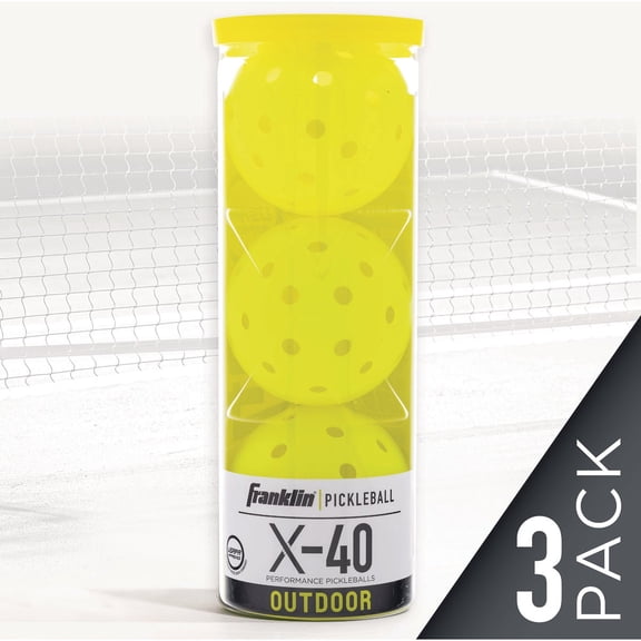 Franklin Sports X-Performance Pickleball Ball X403PC - 40 Holes - Yellow