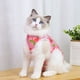 thumbnail image 5 of Traje de recuperación de cirugía de gato para heridas abdominales quirúrgicas, ropa interior para mascotas para gatos después de la cirugía, traje de pijama, 5 of 6