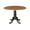 Hickory/Washed Coal, variant on 42" Round Dual Drop Leaf Pedestal Table - 29.5"H