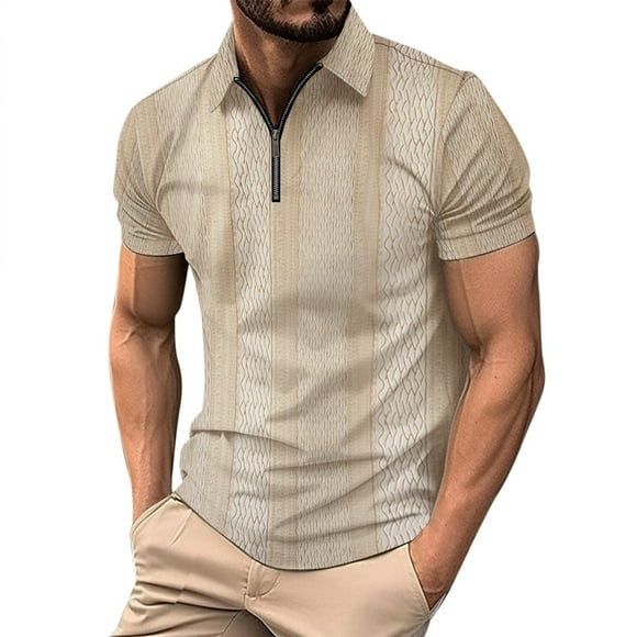 Ketyyh-chn99 Big and Tall Mens Shirts Casual Men's Shirts 2024 Hooded Shirts Short Sleeve Tee Blouse Brown,S