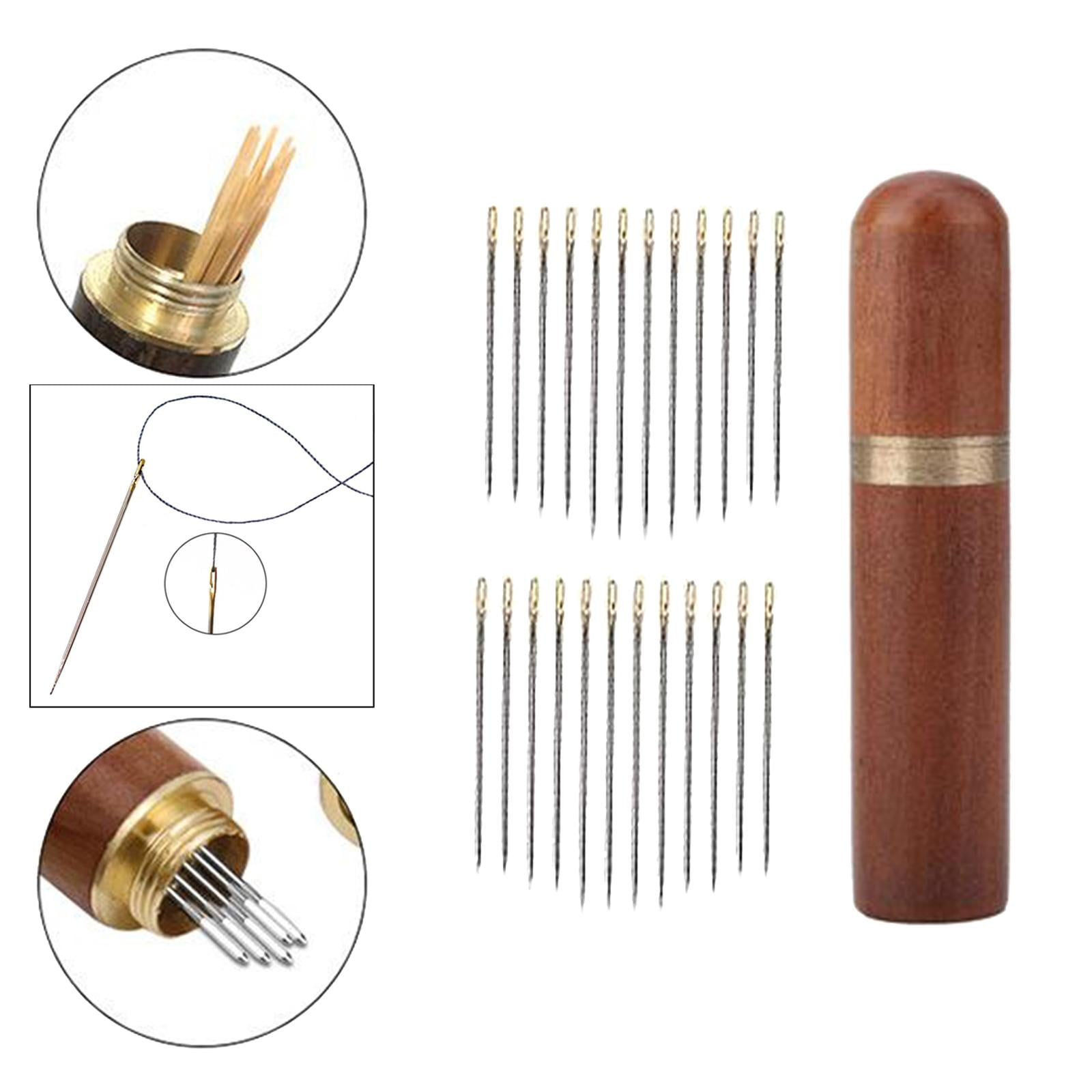 Sharprepublic 6x 24 Pack Sewing , Embroidery Large Eye Stitching for Quilting Darning Bead Loom Beading Doll Making Art for Sewing Crafts