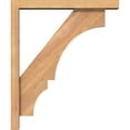 thumbnail image 3 of Ekena Millwork 3 1/2"W x 20"D x 24"H Balboa Block Smooth Bracket w/ Offset Brace, Western Red Cedar, 3 of 25
