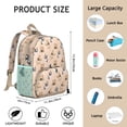 thumbnail image 6 of French Bulldog Dog Backpack Backpack for School,Cute School Bag,Schoolbag with Adjustable Shoulder Straps & Padded Back,13.8"x11.4"x6", 6 of 6