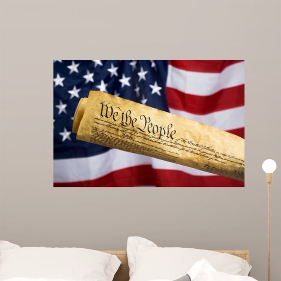 United States Constitution Wall Mural by Wallmonkeys Peel and Stick Graphic (36 in W x 24 in H) WM345839