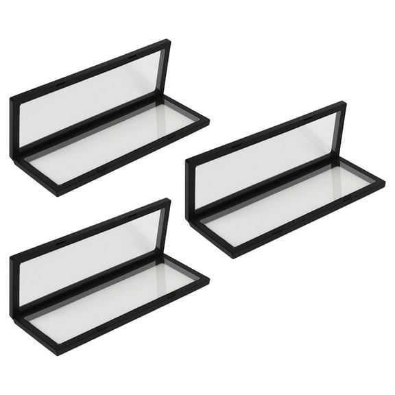 AOOOWER 3Pcs Sophisticated Jewelry Floating Holder Display Box for Personal Treasures