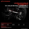 thumbnail image 2 of A-Premium CV Axle Shaft Assembly Compatible with Hyundai Tucson 2014 2015, FWD, Front Left Driver Side, 2 of 10