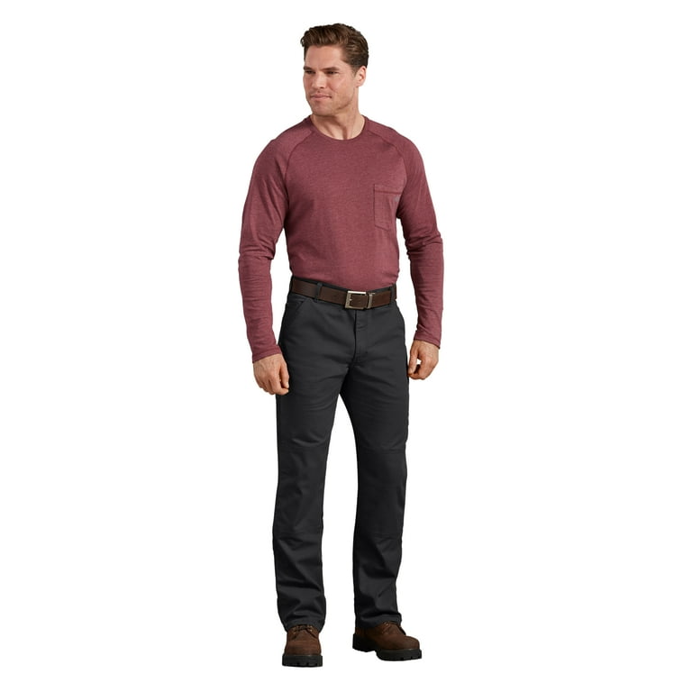 Dickies Men's FLEX Regular Fit Duck Double Knee Pants | Durable