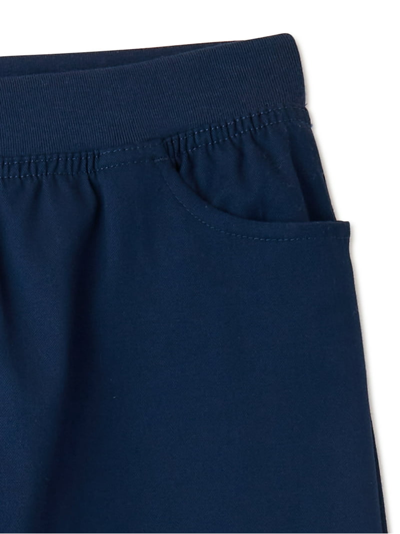 Wonder Nation Girls School Uniform Pull On Pants Sizes 4-16 Plus