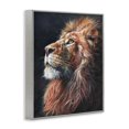 thumbnail image 2 of Stupell Industries Contemporary Look Of The Lion Gray Framed Giclee Art, 16 x 20, by David Stribbling, 2 of 7