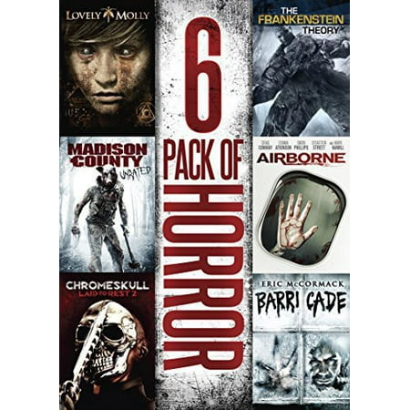 6 pack of horror (dvd) - walmart