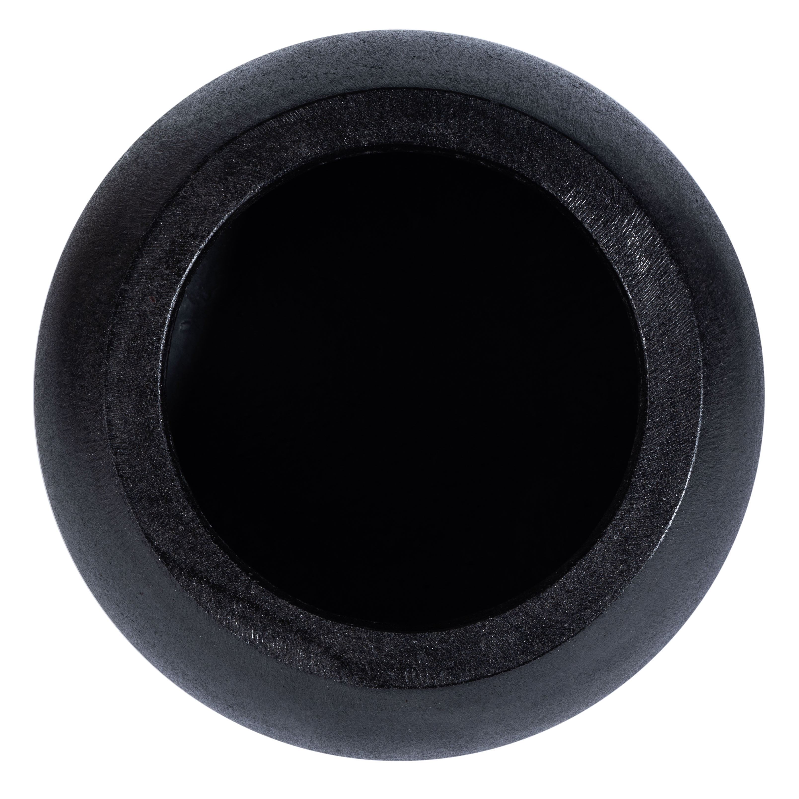 SAFAVIEH Gerand Concrete Modern Solid Round Patio Planter, Black