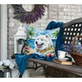 thumbnail image 4 of Samoyed Luau Throw Pillow 18 in x 18 in, 4 of 5