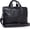 Black, variant on 16 Inch Leather Laptop Briefcase for Men & Women, Office Satchel | office briefcase, satchel bag, work bag, business bag, shoulder bag, adjustable strap, laptop compartment : Electronics