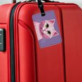 thumbnail image 5 of Cat Pink Faux Leather Travel Luggage Tag, 5 of 7