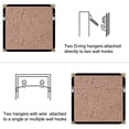 thumbnail image 7 of 100 Pack Small D-Ring Steel Picture Hangers with Screws Picture Frames Picture Hang Solutions,for Hanging Clock Paintings Artwork Picture Frame Hook Photos, 7 of 7