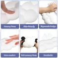 thumbnail image 3 of Becaristey Wrist Rest Pad Anti-Slid Rubber Base Comfortable And Supportive Suitable For Desk Or Pillow Mouse White, 3 of 6