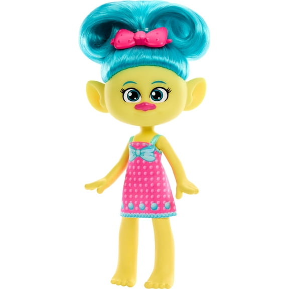 Mattel DreamWorks Trolls Band Together Trendsettin’ Fashion Doll, Smidge with Vibrant Hair  Accessory, Toys Inspired by the Movie