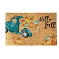 thumbnail image 2 of PEONAVET Happy Fall Doormat, 24×16" Thanksgiving Pumpkin Welcome Front Door Mat, No Slip Indoor/Outdoor Entryway Floor Rug for Entrance Outside Entry Home Decor Big Summer Saving!, 2 of 6