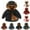 A44 Black, variant on Xdegoge Toddler Puffer Jacket with Bear Ear Hood Cute Packable Kids Lightweight Winter Coats Infant Boys Girls Warm Padded Quilted Down Jackets Zip Up Puffy Coat Outerwear