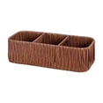 thumbnail image 2 of Toilet Tank Topper Paper Basket - Multiuse Hand Woven Plastic Wicker Basket for Organizing, Rustic Farmhouse Bathroom Decor, Countertop Organizer Storage, 2 of 7