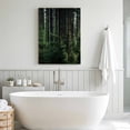 thumbnail image 5 of Canvas Wall Art Summer Green Canvas Art Print Forest Pine Trees Pictures Wall Decor for Living Room Bedroom Artwork Decorations Stretched Framed Ready to Hang 8"x10", 5 of 9