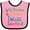 Pink and Black, variant on Inktastic Iowa Grandma Grandpa Loves Me Boys or Girls Baby Bib