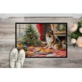 thumbnail image 2 of Carolines Treasures DAC3834MAT 18 x 27 in.  Keeshond Christmas Cookies Doormat, 2 of 5