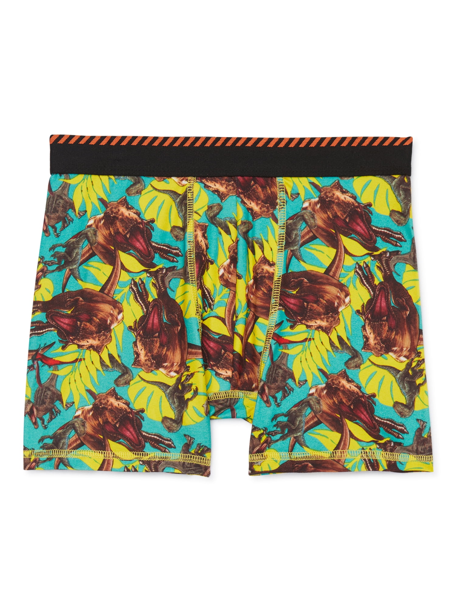 Jurassic World Boys Allover Print Boxer Briefs, 4-Pack, Sizes XS-XL